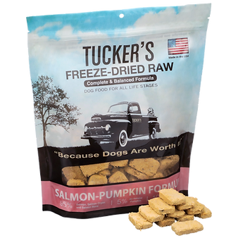 Tuckers Salmon and Pumpkin Freeze-Dried Dog Food in Austin, Texas