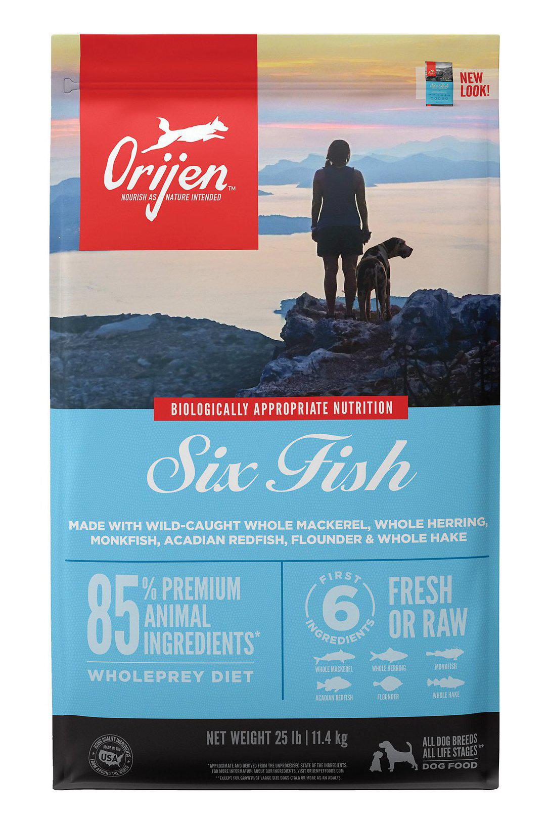 Orijen Six Fish Dog Food in Austin, Texas – Tomlinson's Feed