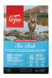 Orijen Six Fish Dry Cat Food Front of Bag