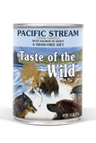 Taste of the Wild Pacific Stream Wet Dog Food Front of Can