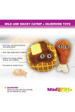 Mad Cat Chicken And Waffles Cat Toy Catnip & Silvervine