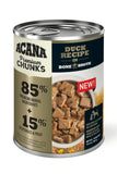Acana Premium Chunks Duck in Bone Broth Wet Dog Food Front of Can