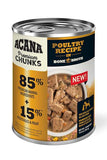 Acana Premium Chunks Poultry in Bone Broth Wet Dog Food Front of Can