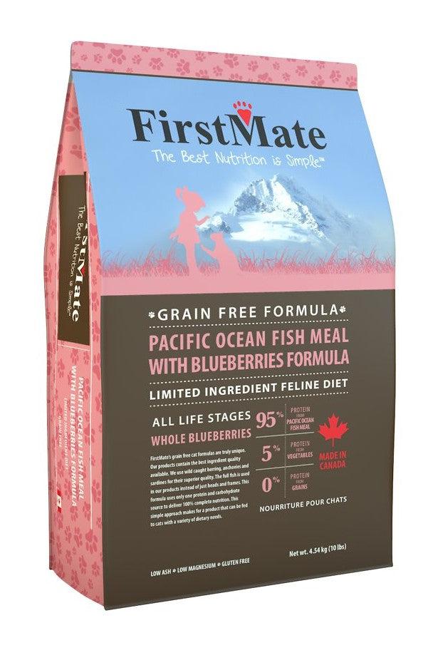 FirstMate Limited Ingredient Fish With Blueberries Dry Cat Food 10 lb