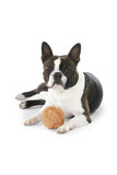Huggle-Hide Leather Ball Dog Toy