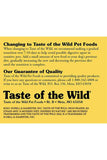 Taste of the Wild High Prairie Dry Dog Food Brand Information