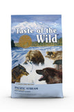Taste of the Wild Pacific Stream Dry Dog Food Front of Bag