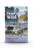 Taste of the Wild Sierra Mountain Dry Dog Food front of bag