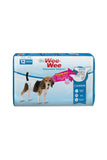 Wee Wee Disposable Diapers for Dogs, 12 Count