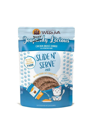 Weruva Slide N' Serve Pate Jeopurrdy Licious Puree Wet Cat Food