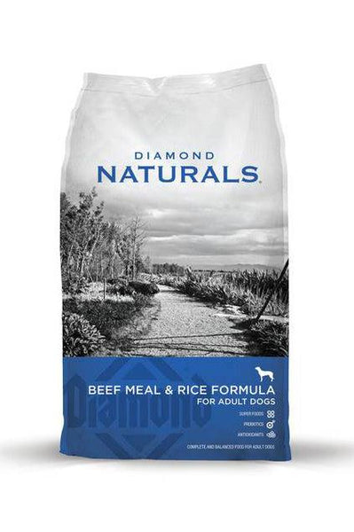 Diamond Naturals Beef Meal & Rice Adult Dog Food 40 lb