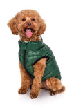 fabdog Pack-N-Go Reversible Green Combo Dog Jacket