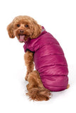 fabdog Pack-N-Go Reversible Purple Combo Dog Jacket