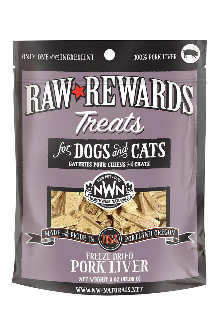 Northwest Naturals Pork Liver Freeze Dried Treats for Dogs and Cats in