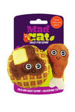 Mad Cat Chicken And Waffles Cat Toy in package