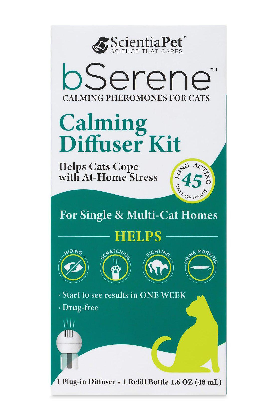 bSerene Calming Pheromone Diffuser Starter Kit for Cats in Austin
