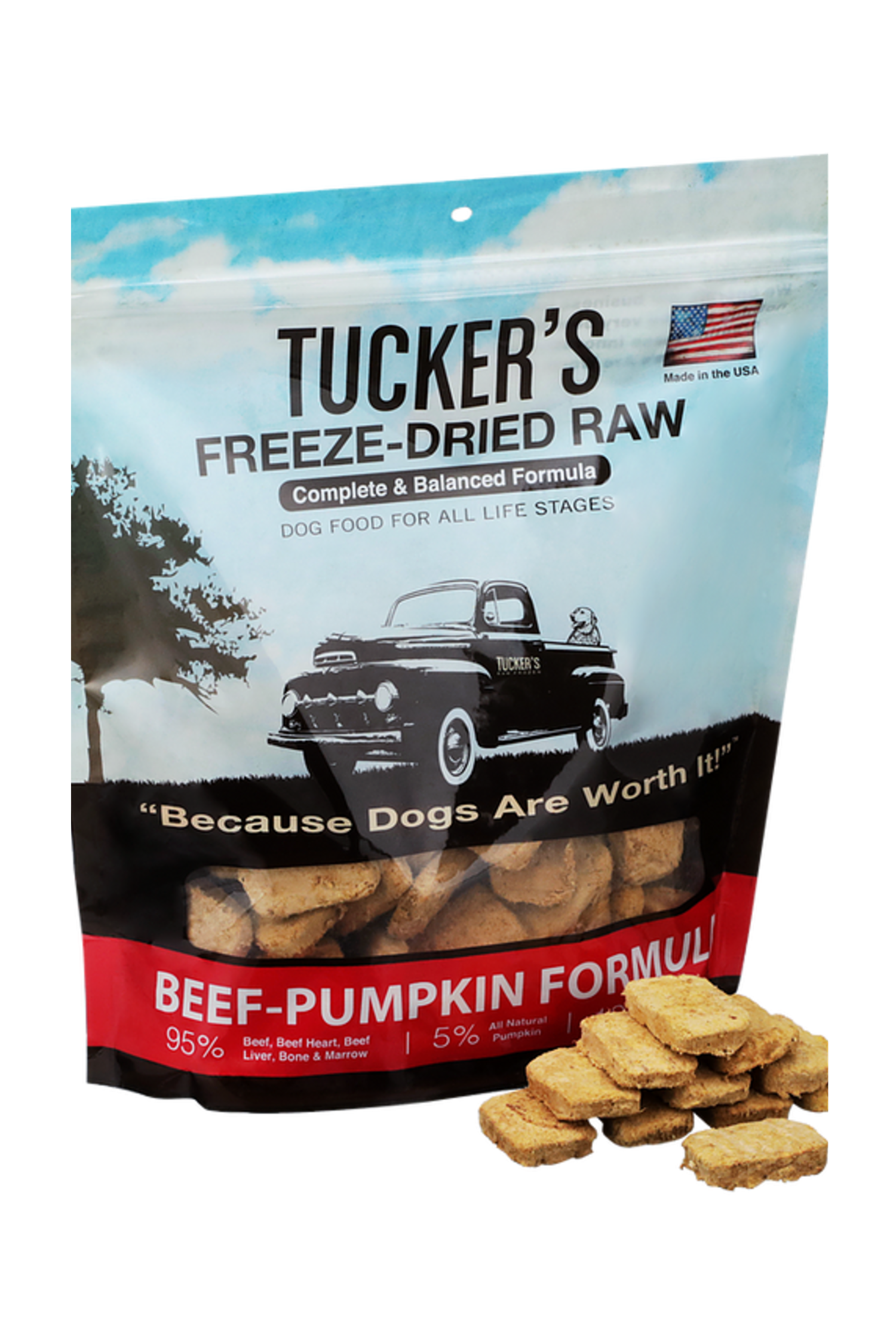 ドッグフード tyksrs Tucker's Beef and Pumpkin Freeze-Dried Dog Food in Austin, Texas
